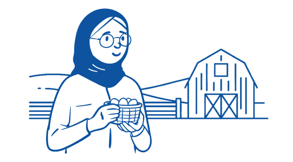 Circular Farming Illustration