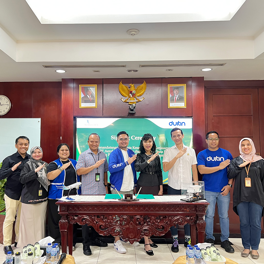 Kita di Bumi dan Kita di Udara : Kebersamaan Aerofood ACS dan Duitin Wujudkan Keberlanjutan